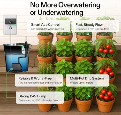 VIVOSUN Automatic Drip Irrigation Kit, Smart Watering System