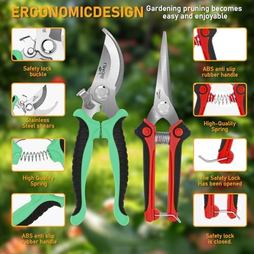4-Pack Multifunctional Garden Scissors Set