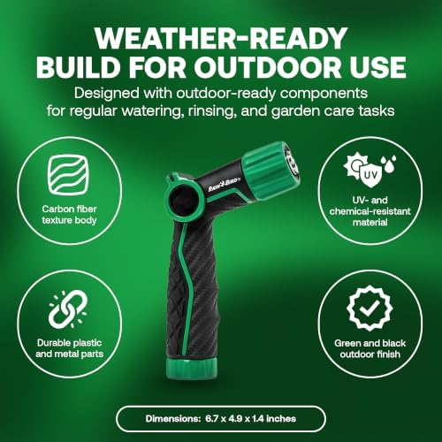Rain Bird TCNZLADJ Garden Hose Nozzle - Thumb Control Water Spray