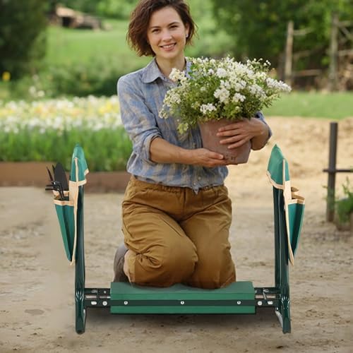 VEVOR Garden Kneeler and Seat Heavy Duty, Kneeling Bench for Gardening