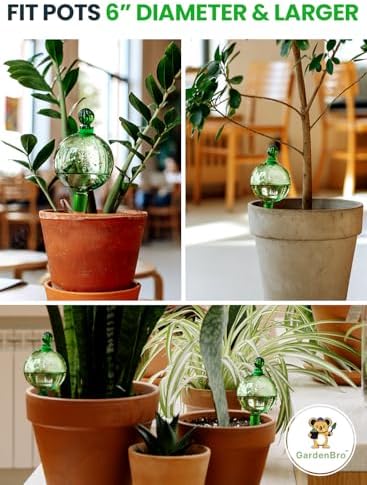 16 Oz Plant Watering Globes, Large Self Watering Globes For Indoor Plants
