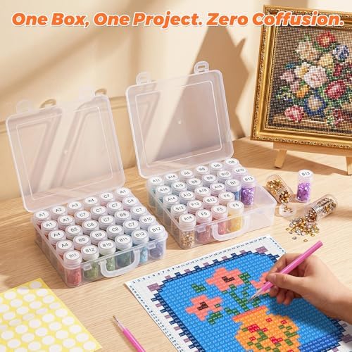 Diamond Art Storage Box, Diamond Painting Storage Box, Bead Organizer Box
