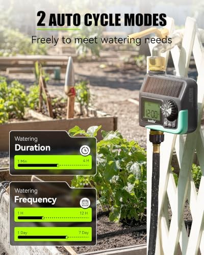 RAINPOINT Solar Sprinkler Timer, Hose Timers for Watering, Water Timer