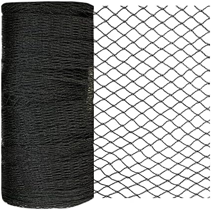 Bird Netting 7.5x65 Ft, 1/2 in Mesh Heavy Duty Garden Netting