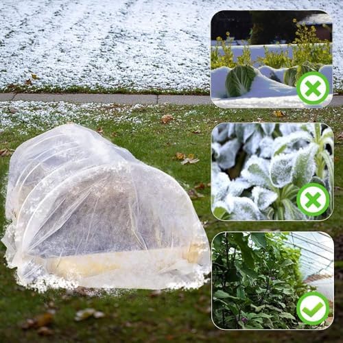 Frost Cloth Plant Freeze Protection, 10x30 Ft Floating Row Cover