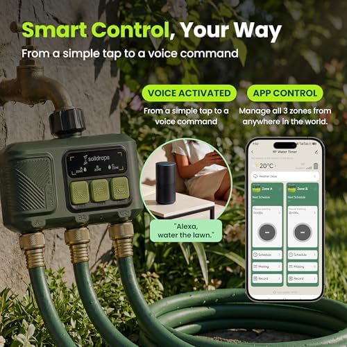 WiFi Water Timer Smart Irrigation Controller with Gateway