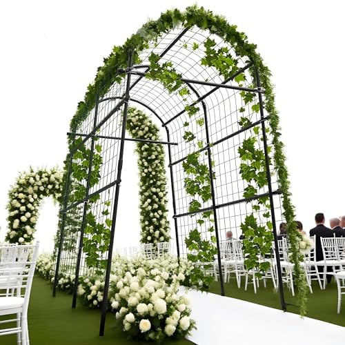 Garvee Metal Garden Trellis for Climbing Plants, 92 in Cucumber Trellis