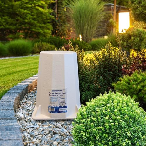 Frost Protection Plant Cone, Reusable Winter Rose Cover, Insulated Shrub Shield, Breathable Cold Weather Plant Protector for Outdoor Gardens, 2 Pack