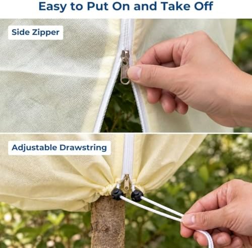 Plant Covers Freeze Protection, 10ft x 10ft Extra Large Tree Covers