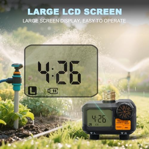 2 Zone Timed Sprinkler Water Timer