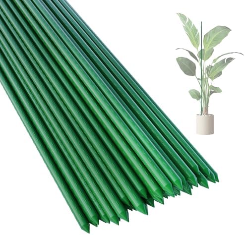 36 Inch 3 Ft Plant Support Garden Stakes for Outdoor Plants, 50 PCS