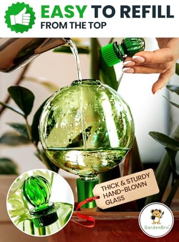 16 Oz Plant Watering Globes, Large Self Watering Globes For Indoor Plants