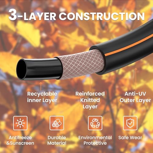 Giraffe Tools Garden Hose 5/8", 3ft Short Garden Hose