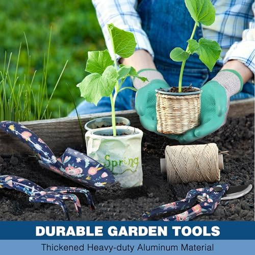 WORKPRO 5-Piece Aluminum Garden Tool Set, Heavy Duty