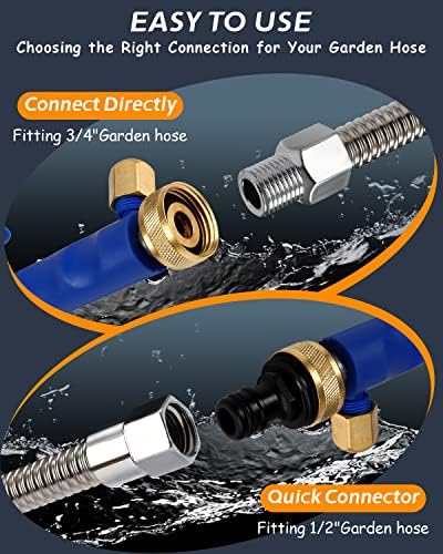 2027 Upgraded Jet Nozzle for Garden Hose Power Washer Wand
