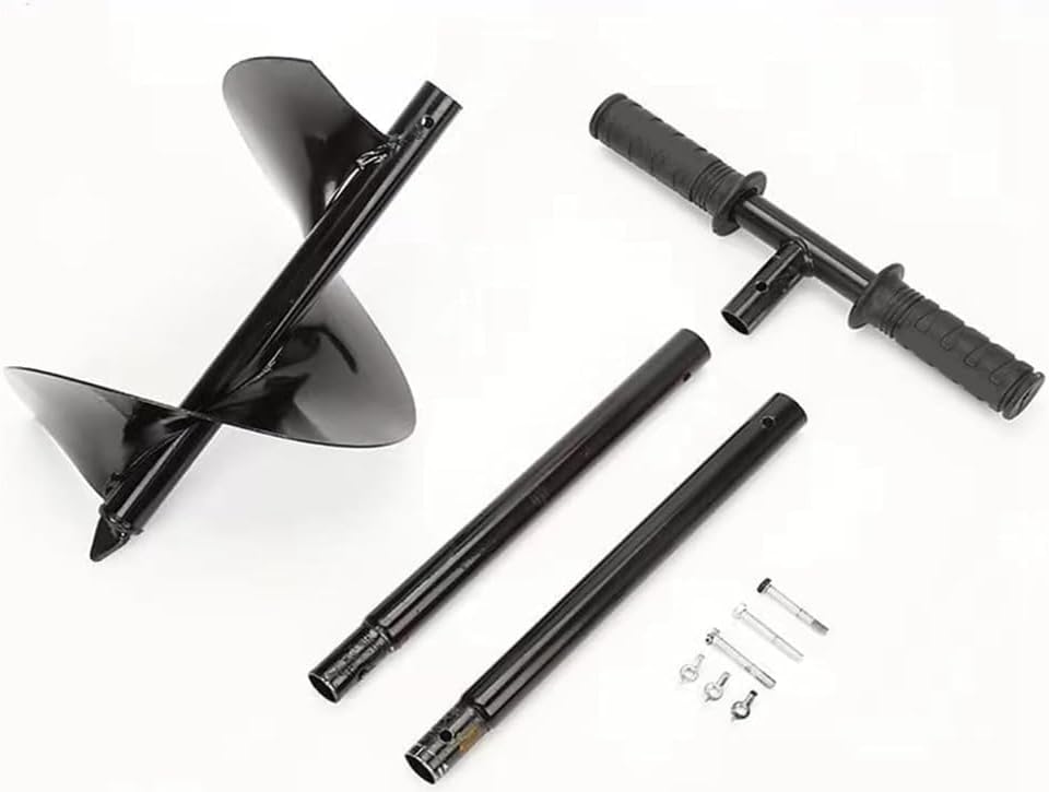 Compost Turning Tool,Compost Stirring Tool,Compost Aerator Tool Turner and Mixing Tool for Outdoor Compost Tumbler Bins Bags (Black, 85 * 10cm)