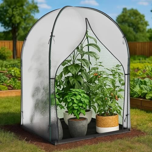 SUNYRISY Greenhouse for Outdoor/Indoor, Bubble Film Greenhouses