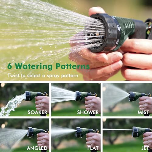 RESTMO Garden Hose Nozzle Heavy Duty, Hose Spray Nozzle for Garden Hose
