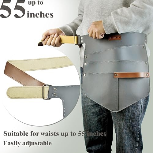 Garden Tool Belt for Women,Gardening Gifts for Women.Artificial Leather belt for tools.Stylish, durable, and easy to clean。Carry tools on‑the‑go, soft and comfortable。