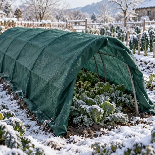 19.6x9.8 Ft Plant Covers Freeze Protection, Warm Winter Frost Cloth Blanket