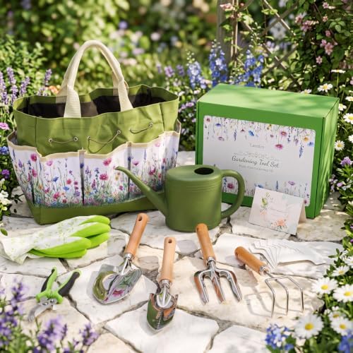 21 Pcs Gardening Gifts for Women Heavy-Duty Garden Tool Set