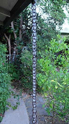 Nutshell Stores Double Loops Rain Chain - Bronze - 6 Feet