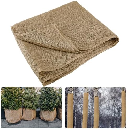 30ftx40in Natural Burlap Plant Covers Freeze Protection