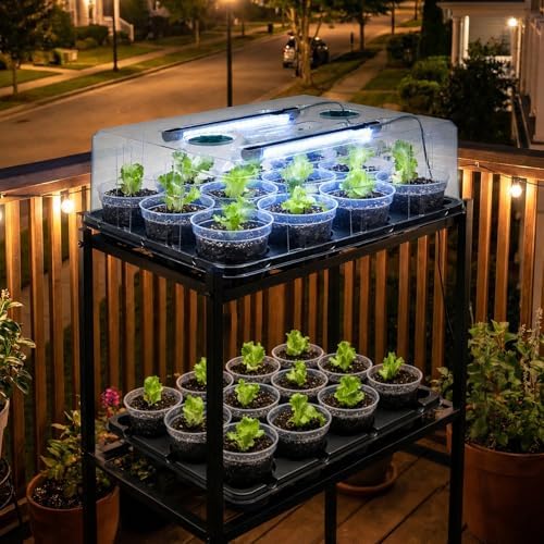 4 Inch Seed Starter Trays 2 Pack, 12-Cell