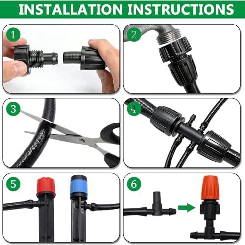 135PCS 240FT Automatic Drip Irrigation System Set