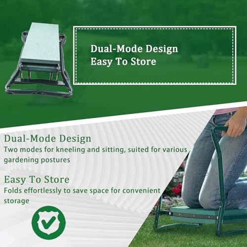 Foldable Portable Knee Stools Gardening Bench Garden Kneeler Seat