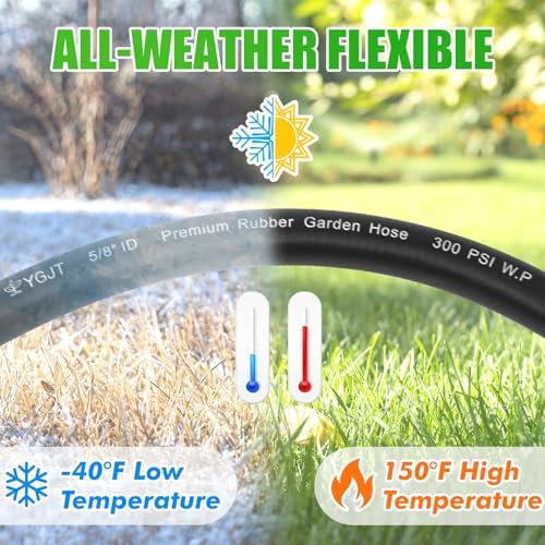 Heavy Duty Garden Hose 15FT x 5/8", 300psi Working, 1100psi Burst