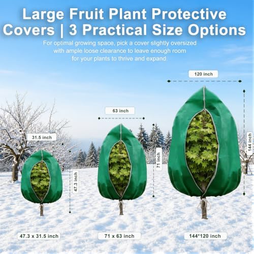 Plant Frost Cover 144x120 1Pk Zipper Green