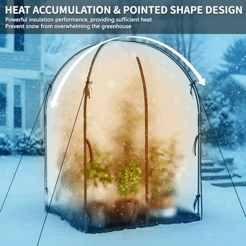 SUNYRISY Greenhouse for Outdoor/Indoor, Bubble Film Greenhouses