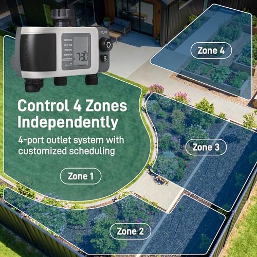 Orbit B-hyve XD 4-Port Smart Hose Watering Timer with Wi-Fi Hub - 24639