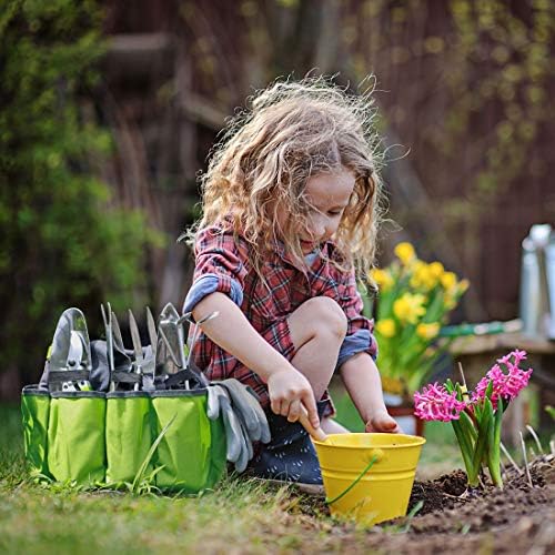 WORKPRO Garden Tool Bag, 8 Pockets Gardening Bag