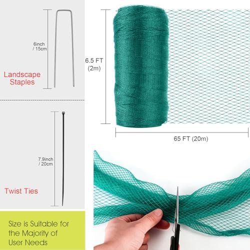 RIFNY Bird Netting for Garden Protection, Anti Bird Mesh Garden Netting