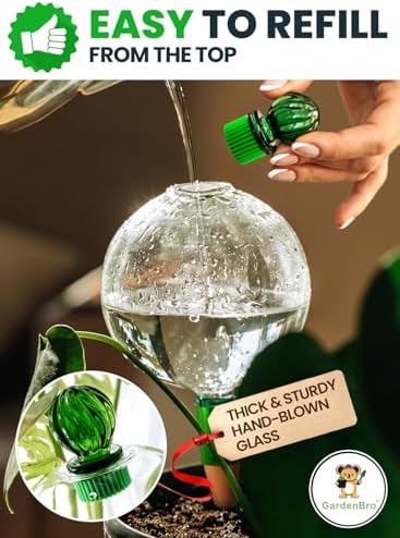 16 Oz Plant Watering Globes, Large Self Watering Globes For Indoor Plants