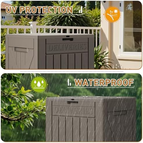 Devoko 48 Gallon Package Delivery Box Outdoor Secure Lockable