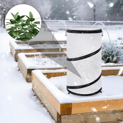 3 Pcs Pop Up Winter Frost Plant Cover, Garden Plants Freeze Protection Tent