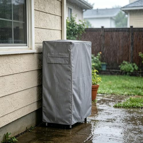 Garden Tool Organizer Cover Waterproof (Grey, 35"L x 22"W x 62"H)