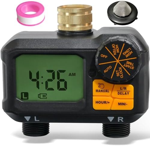 2 Zone Timed Sprinkler Water Timer