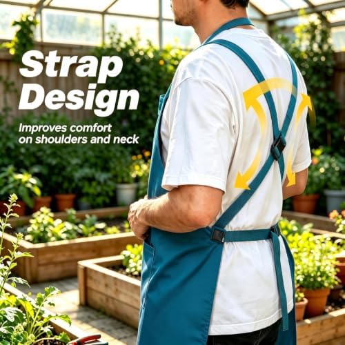 Gardening Apron with Multi Pockets for Women & Men