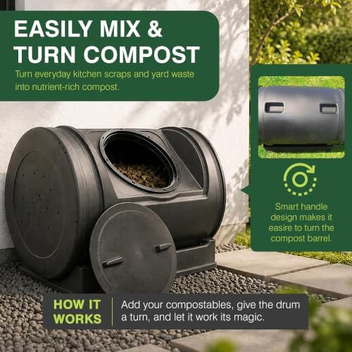 Compost Wizard Jr. Tumbler, 7 Cubic Foot Capacity