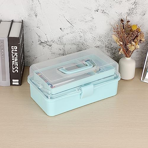 BTSKY 3-Layer Plastic Dividing Storage Box Craft Organizer and Storage