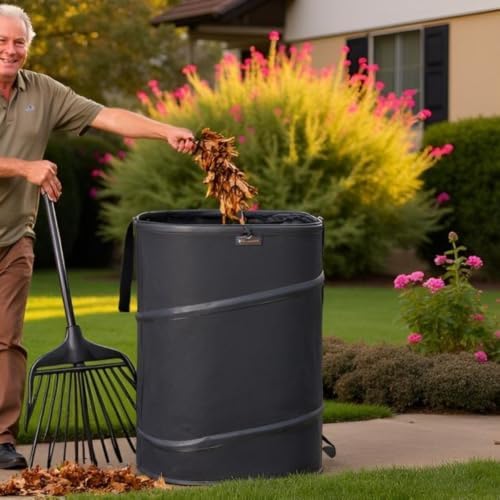 46 Gallon Square Collapsible Yard Waste Bin