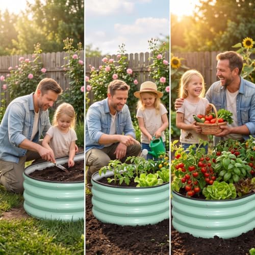 Raised Garden Bed Outdoor 4x2x1ft, 2 Pack