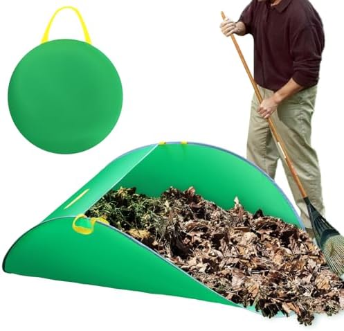 Leaf Collector, Portable Pop Up Leaf Bags, Foldable Leaf Pick Up Tools