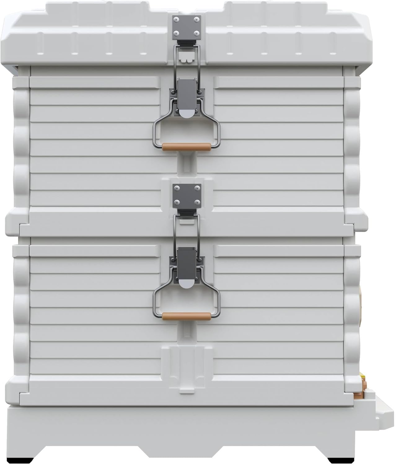 Ergo Insulated 10 Frame Bee Hive Set [NO Frames Included] (Double Deep, White Body Blue Entrance)