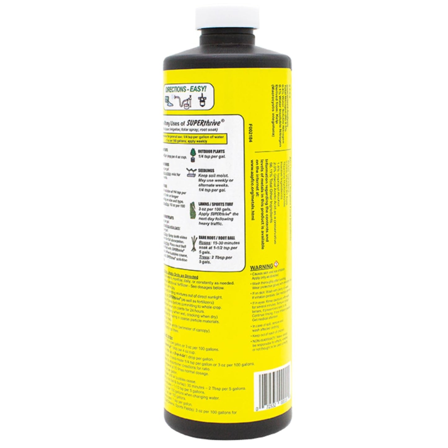 SUPERthrive Plant Vitamin Solution 1 pt + Organic 4-4-4 All-Purpose Fertilizer Set, 2 Pack