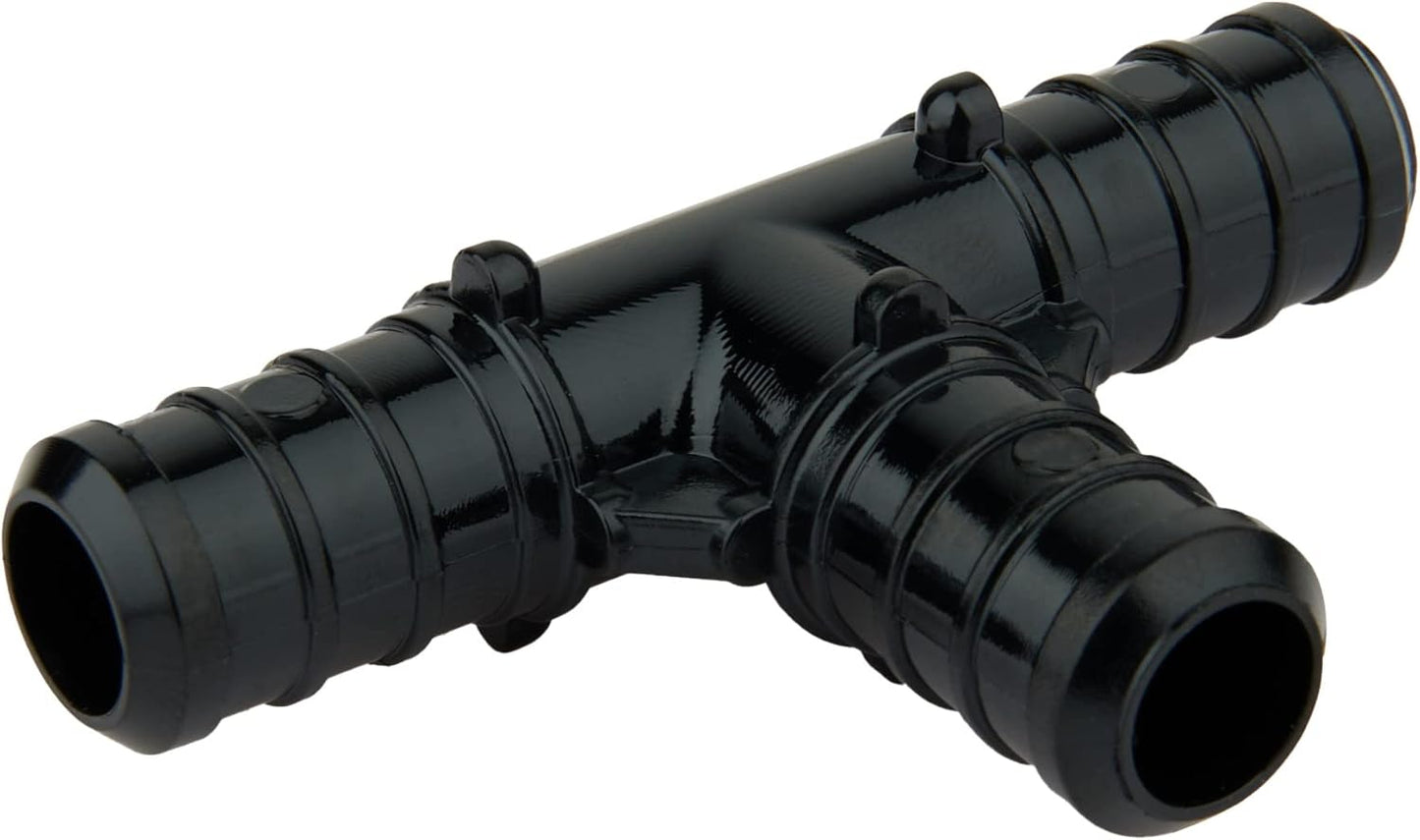 (Pack of 10) EFIELD Poly PPSU Pex Crimp Fitting 1/2" X 1/2" X 1/2" Tee For Pex Tubing Connection, ASTM F2159,(PPSU1807007-10PCS)